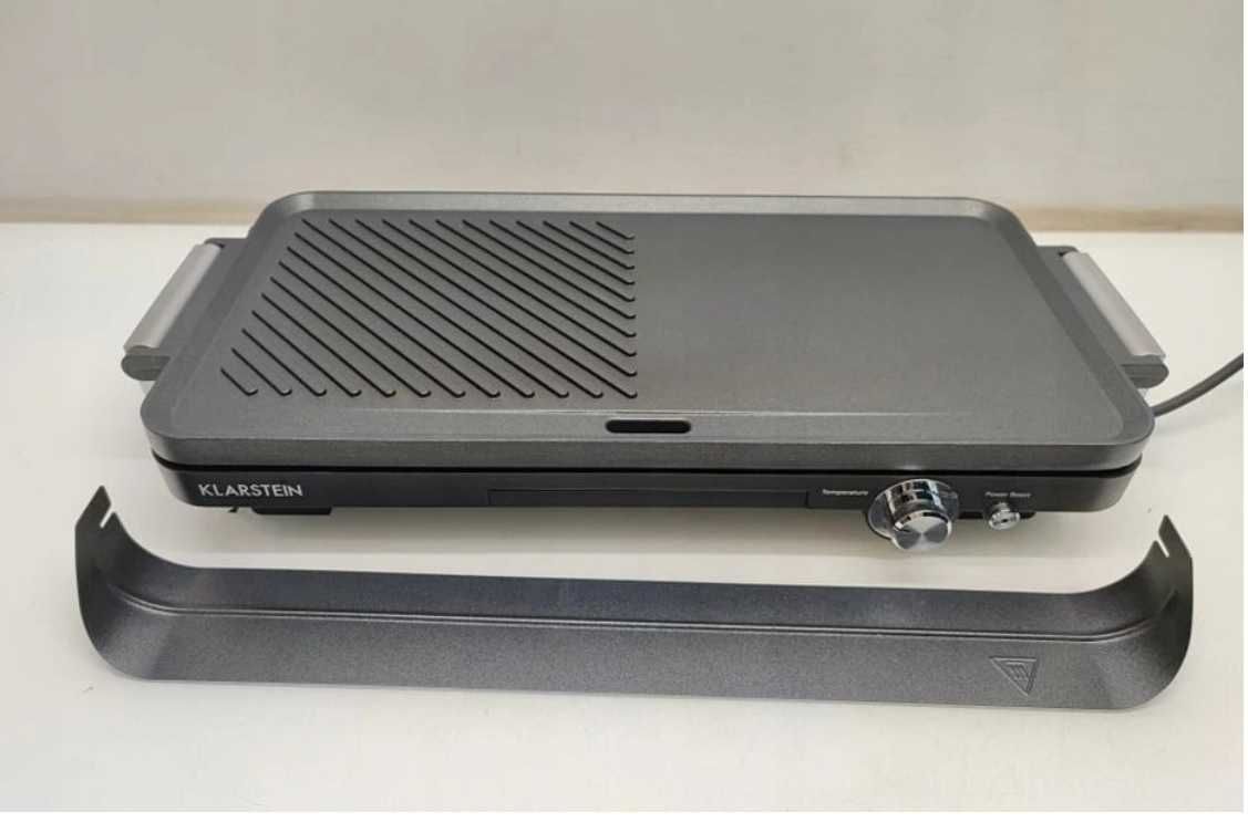 Tradycyjny grill elektryczny Klarstein Charleroi Turbo czarny 2000 W