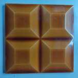 Azulejos vidrados antigos 11x11 de relevo