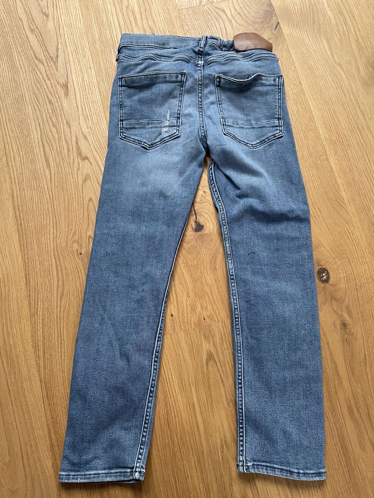 Spodnie jeansy H&M r. 140 9-10 lat slim fit