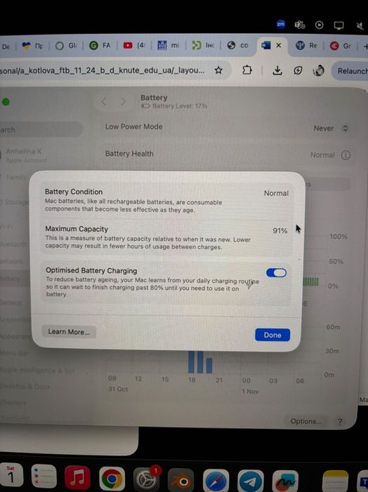 Macbook pro 13 m1 2020 8/512gb