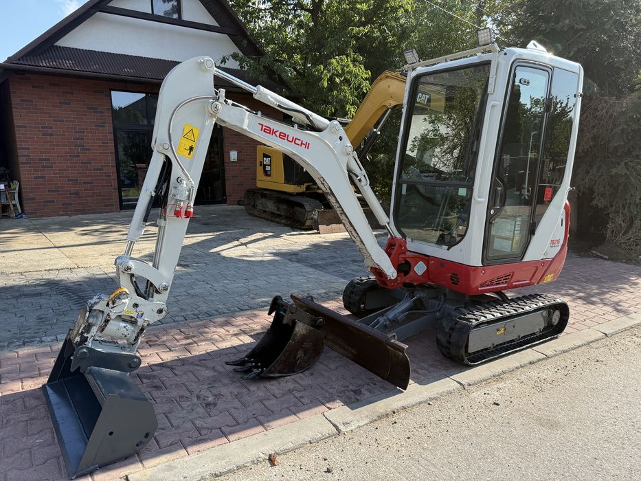 Minikoparka Takeuchi tb216 Powertilt z Niemiec full opcja 2 tony