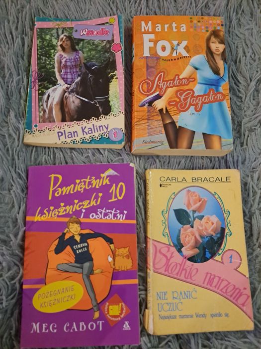 Książki Plan Kaliny ,Agaton-Gagaton,Pożegnanie ksiezniczki,Słodkie mar