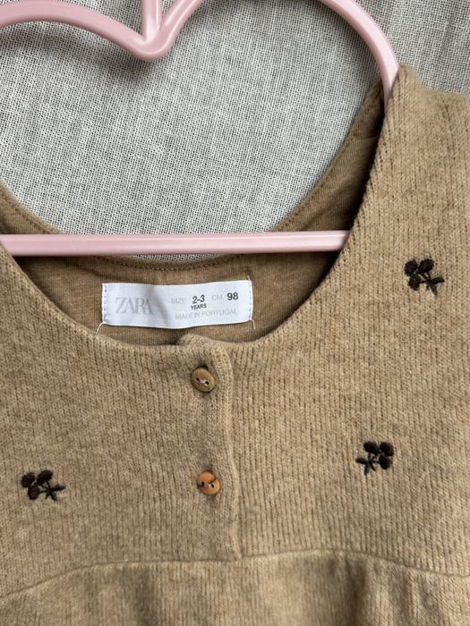 Теплі сукні Zara 98