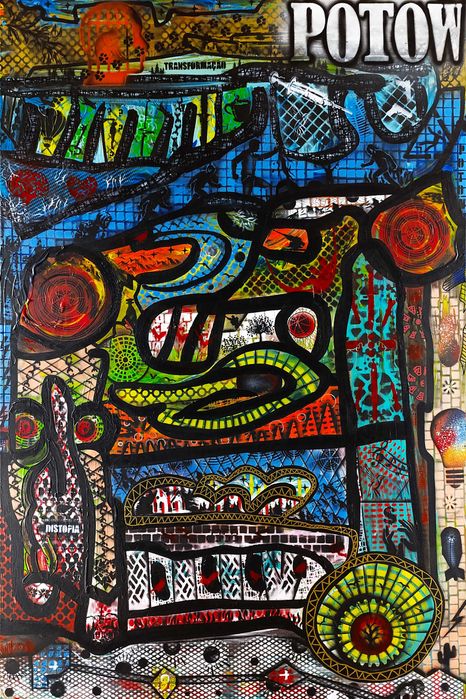 Quadro - Uma peça de decoração - Arte abstrata Moderna - POTOW