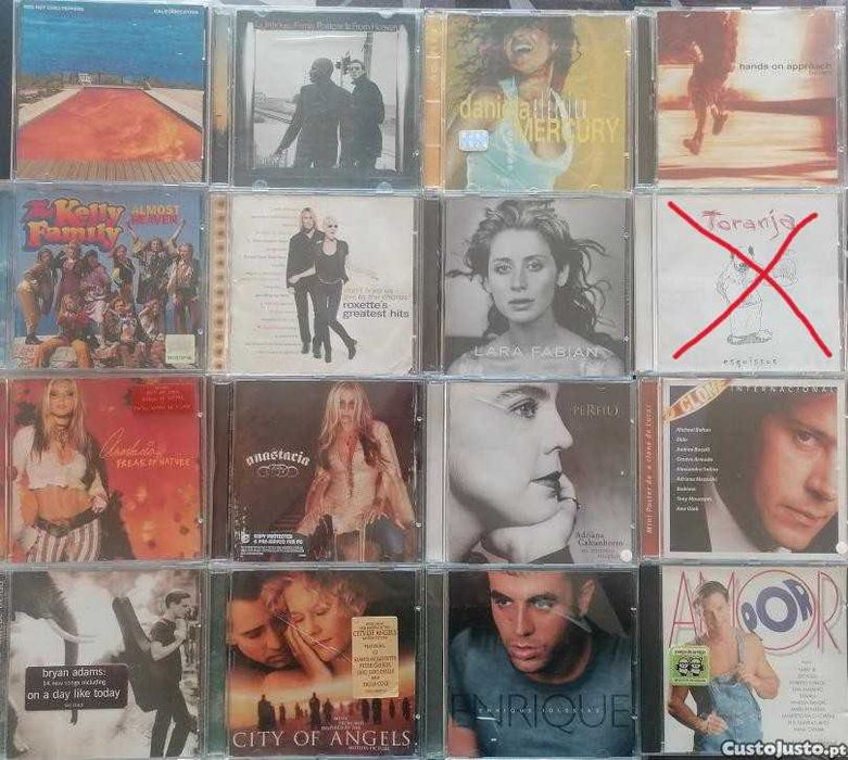 Lote de + de 70 cds musica originais em excelente estado