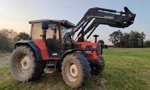 Ciągnik rolniczy Same Explorer 80 4x4 + TUR Quicke z osprzętem