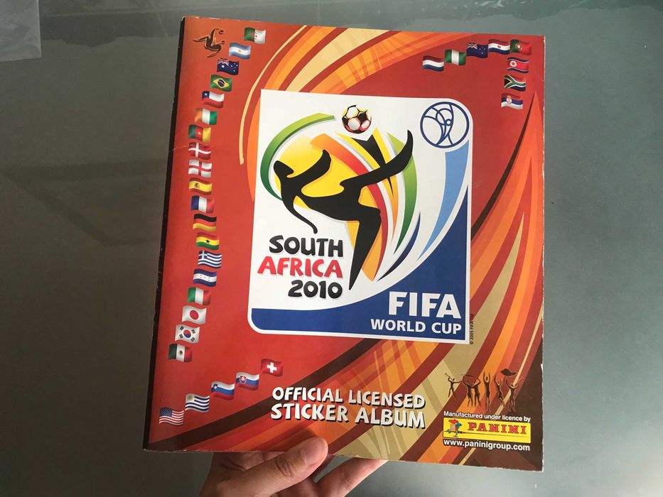 Caderneta Mundial futebol africa sul 2010 album cromos panini seleçao