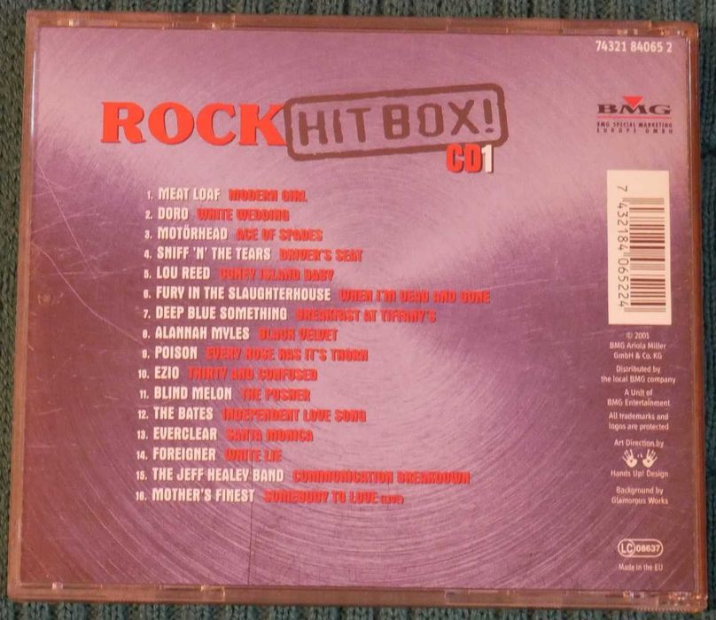 2CD kolekcja Rock HitBox1 - rockowe hity lat 80-tych