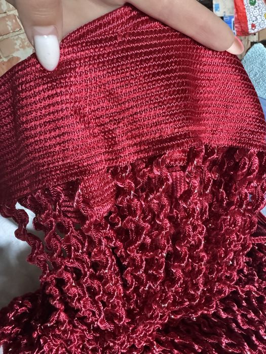 Штори нитки спіраль з люрексом