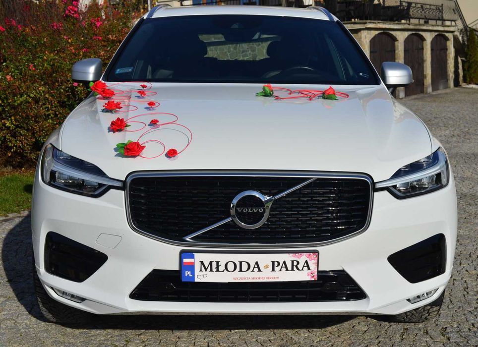 Dekoracja na auto samochód do ślubu.POLECAMY ŁATWY MONTAŻ 315