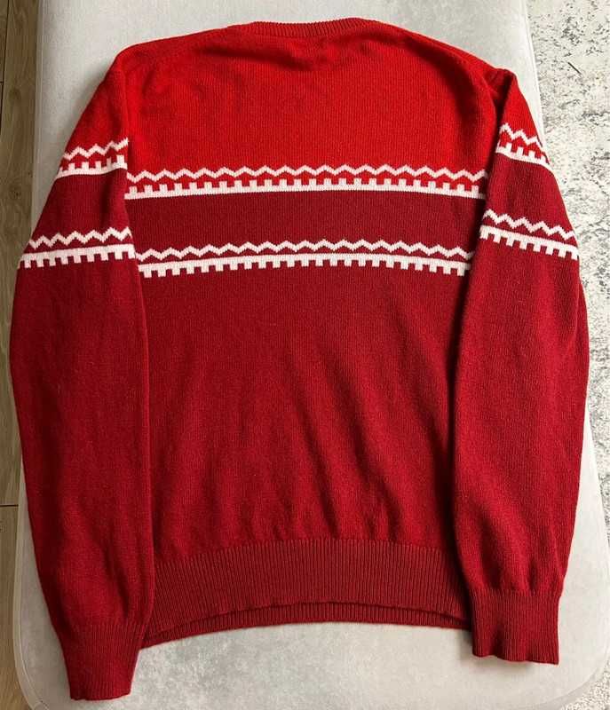 Czerwony sweter Gant XL