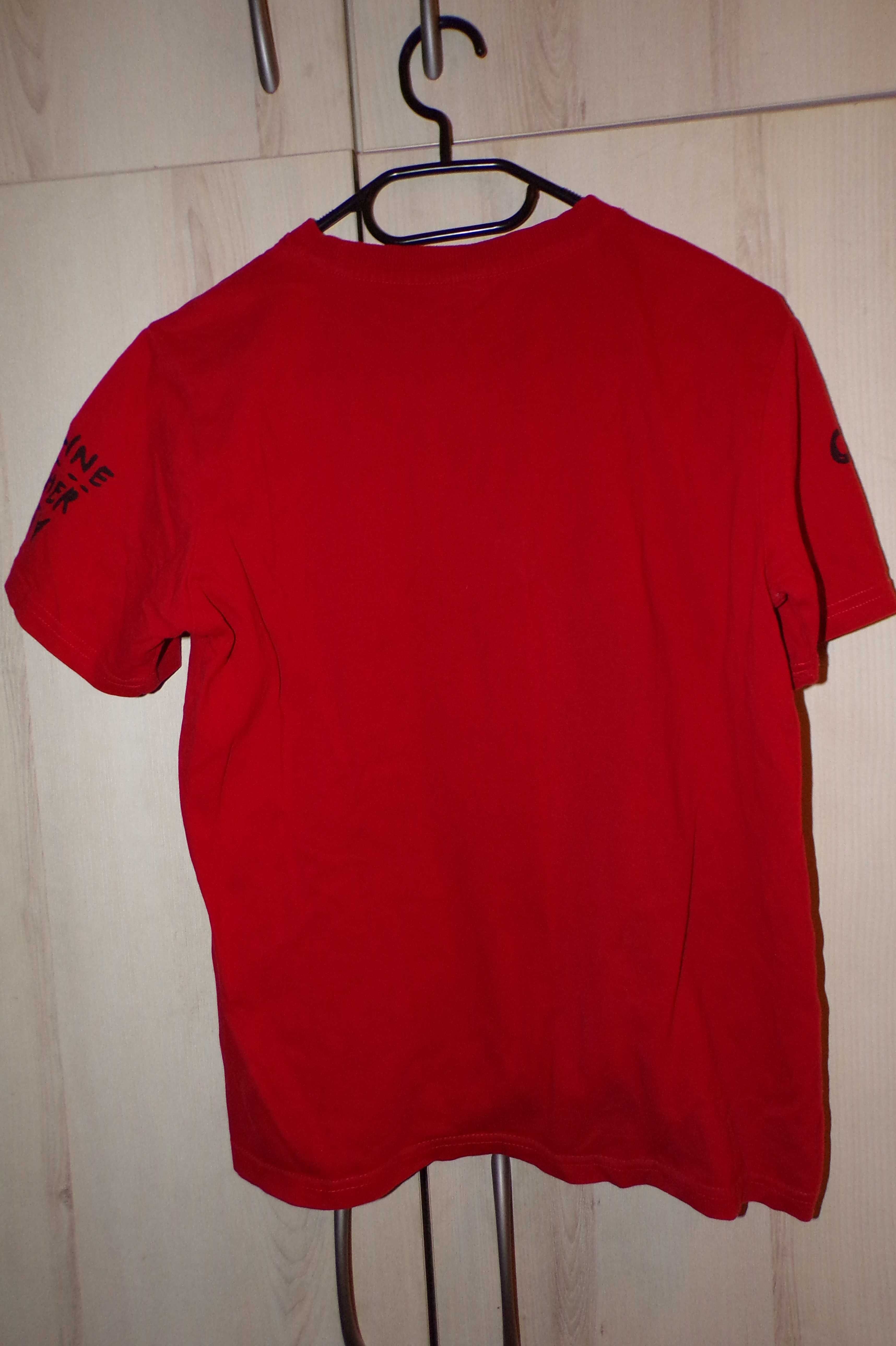 2 czerwone T-shirty na 164cm