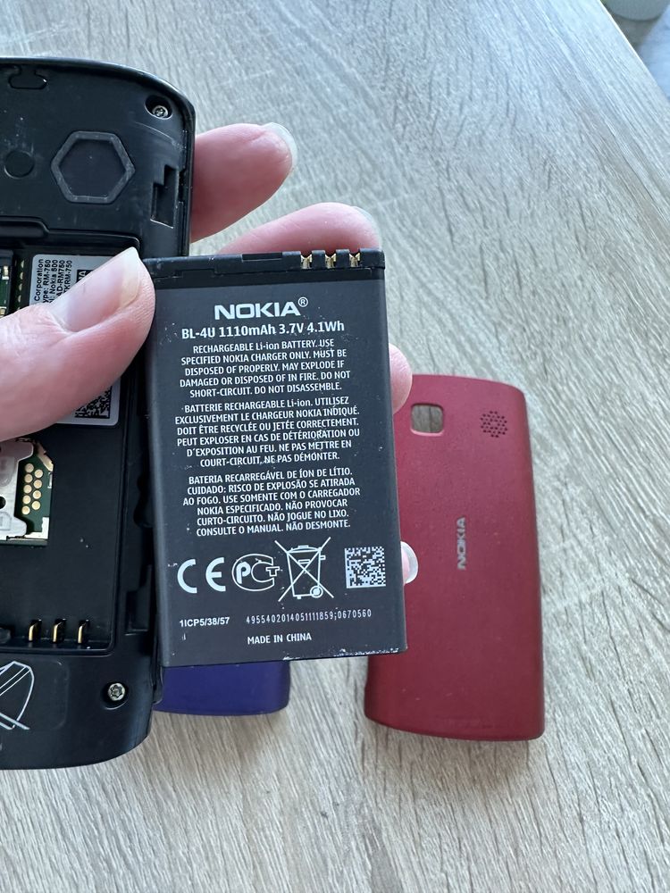 Мобільний телефон Nokia 500 black/purple/red. Робочий смарфон