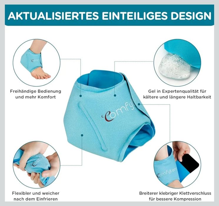 Kompres chłodzący Comfytemp Cooling Cuff Gel na kostkę i stopę