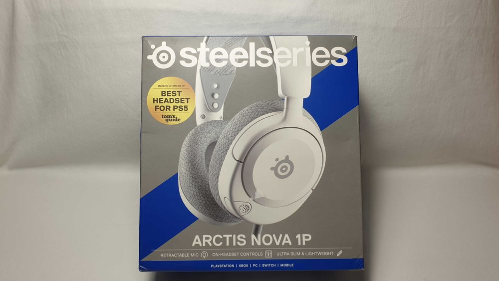 Słuchawki nauszne Steelseries Arctis Nova 1P- stan IDEALNY.