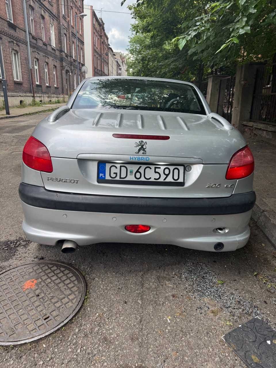 Peugeot 206 cabrio 2.0benz/gaz nowe OC
