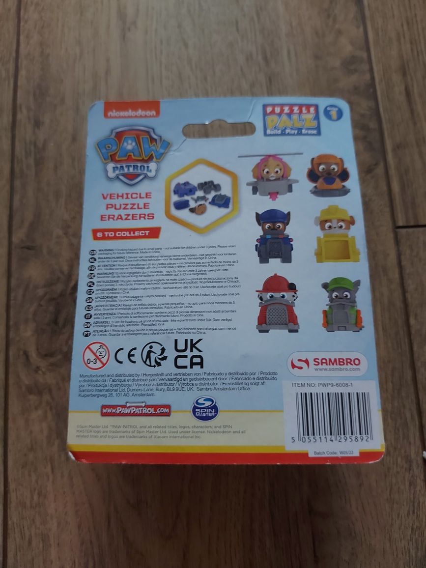 Nowa figurka Psi Patrol Chase puzzle palz