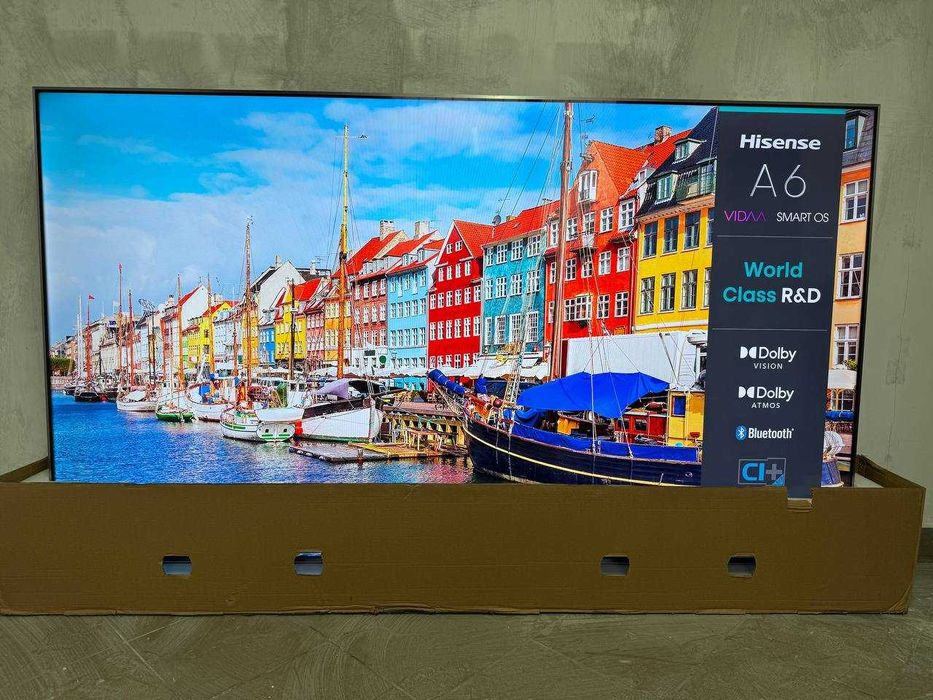 85" Величезний HISENSE UHD 4K Смарт Український A6EG Німеччини Полоса