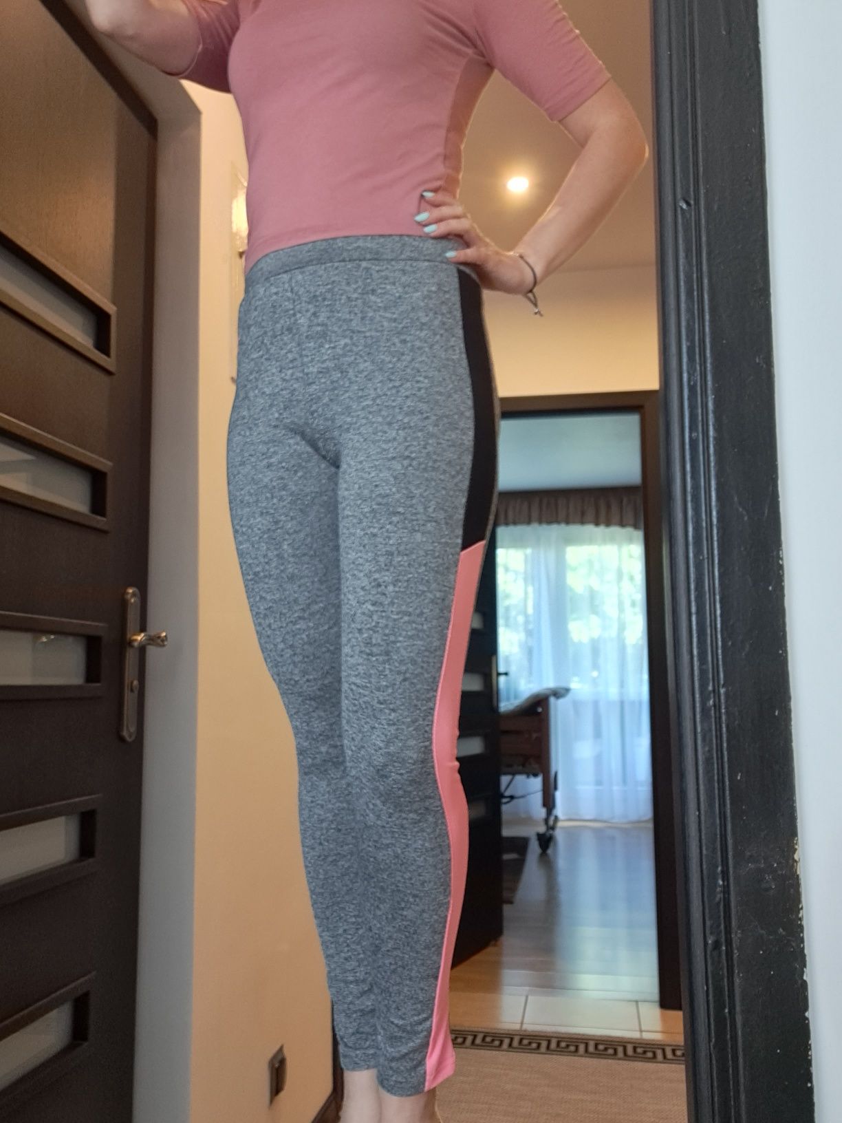 Spodnie sportowe legginsy siłownia fitness