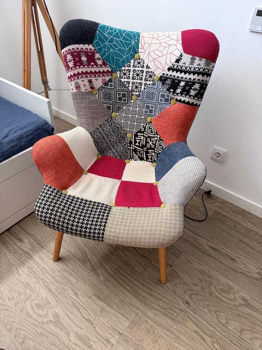 Cadeirão Patchwork