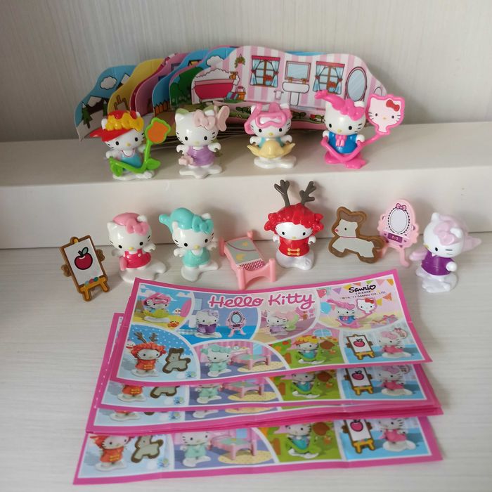 Хелоу Кітті, фігурки, колекції, Hello Kitty, кіндер , чупа чупс