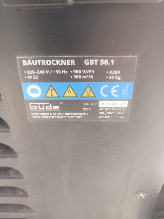 Osuszacz Gude Gbt 50.1