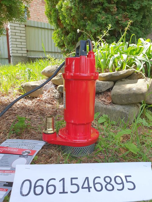 Насос 1,5 kW Дренажний Фекальний Польський (ТІЛЬКИ ДОСТАВКА ПОШТОЮ)