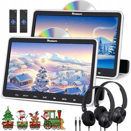 Przenośny odtwarzacz DVD HDMI USB Naviskauto NB0401B UŻYWANY