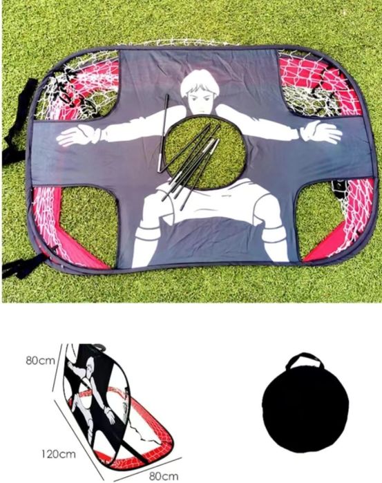 Складні футбольні ворота для тренувань