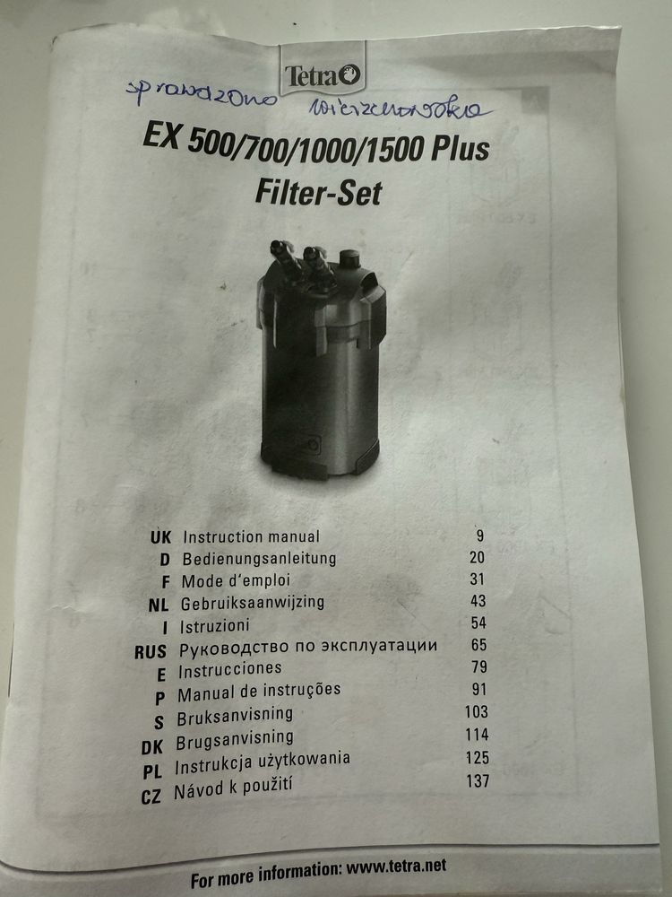 Akwarium kostka  50l z szafką + filtr tetra EX 500