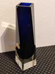 Wazon kryształowy Mundgeblasen Kobalt   Zwiesel Glas. H  22 cm