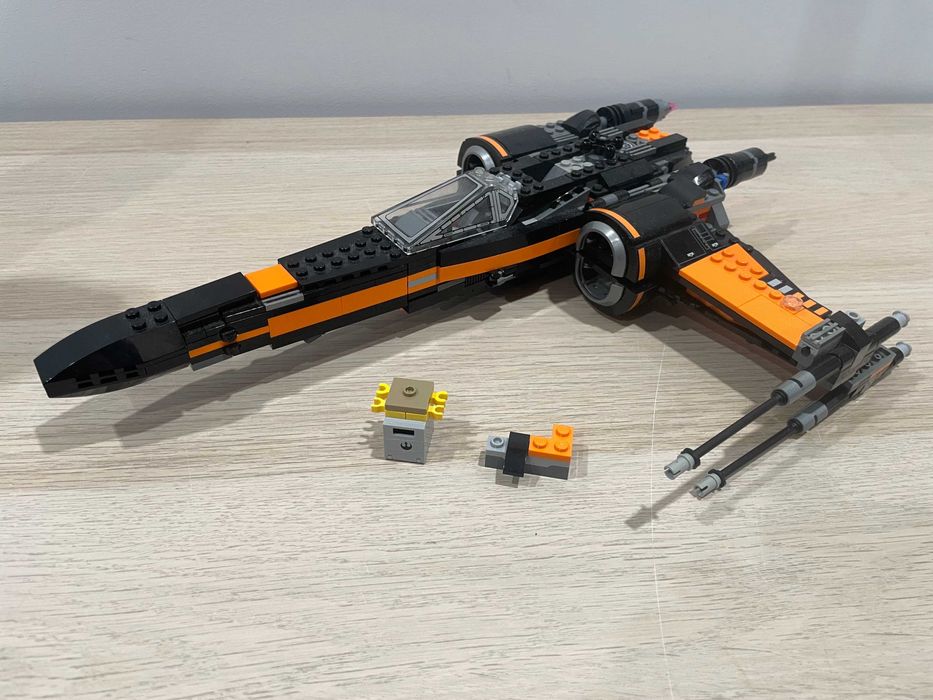 LEGO 75102 Star Wars Poe's X-Wing Z FIGURKAMI ale niekompletny!