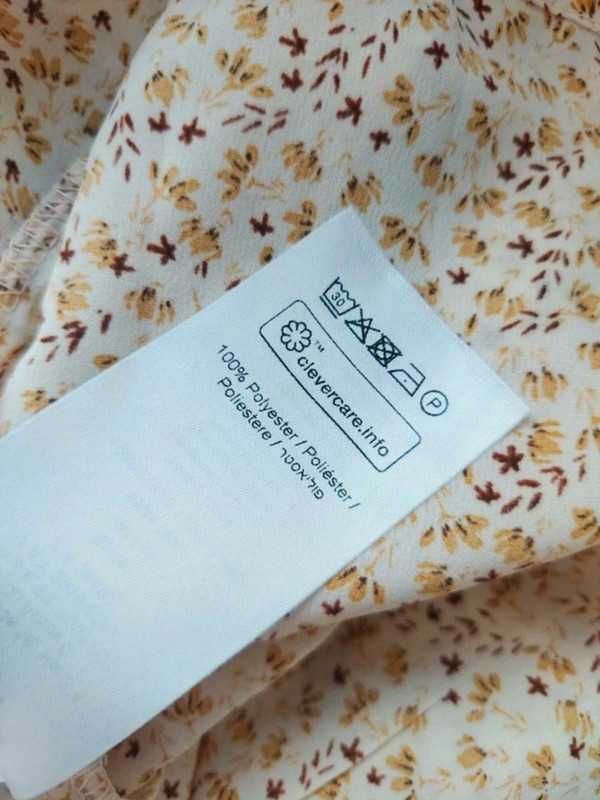 Bluzka na długi rękaw w kwiatki marki Moves, rozmiar 38 M / size 10