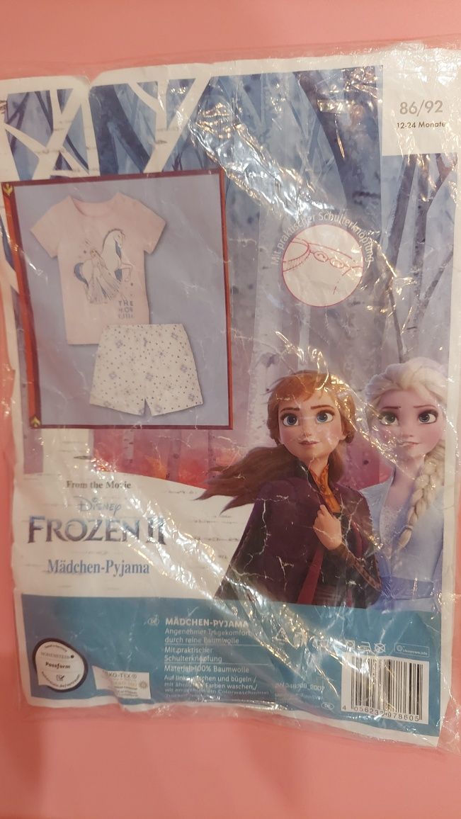 Piżama Frozen dla dziewczynki 86/92
