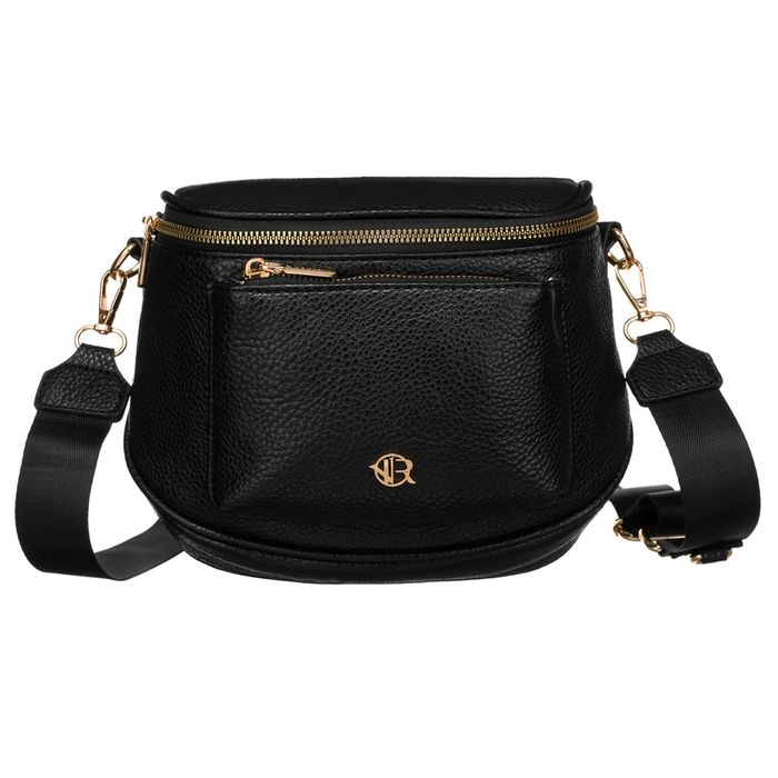 elegancka saszetka damska na ramię z dodatkową portmonetką - rovicky