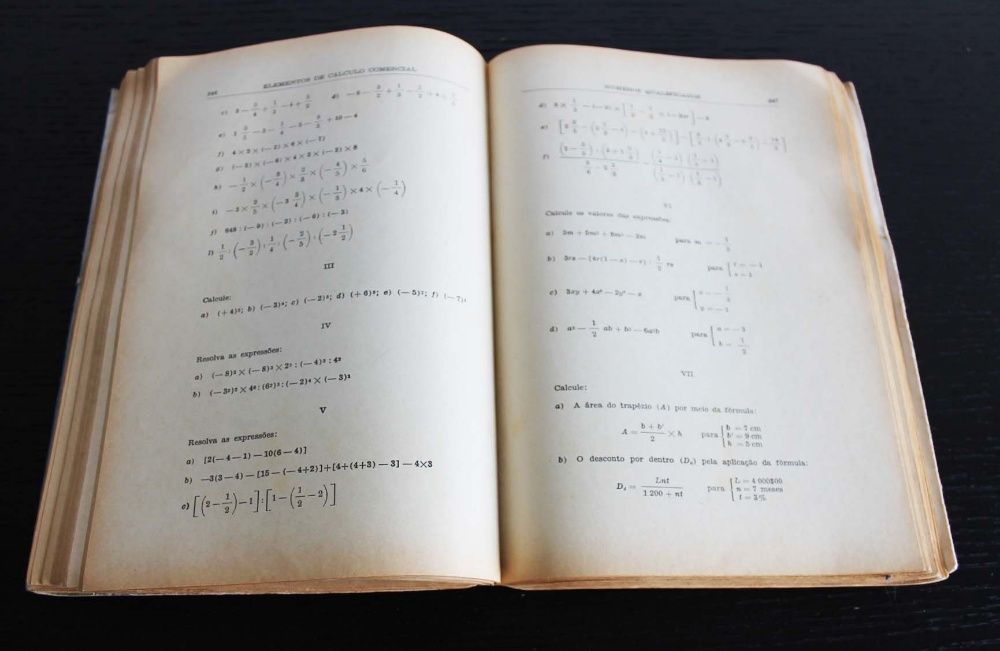 Elementos de cálculo comercial para o Ensino técnico Profissional