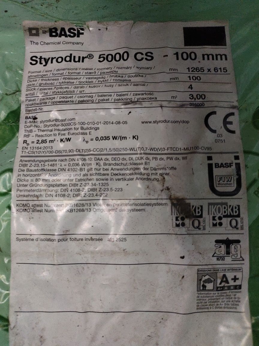 Styrodur 5000 CS BASF