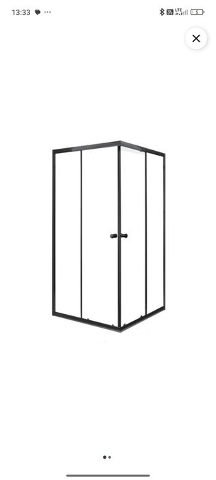 Kabina prysznicowa 80x80 Kerra Olga SQ Black