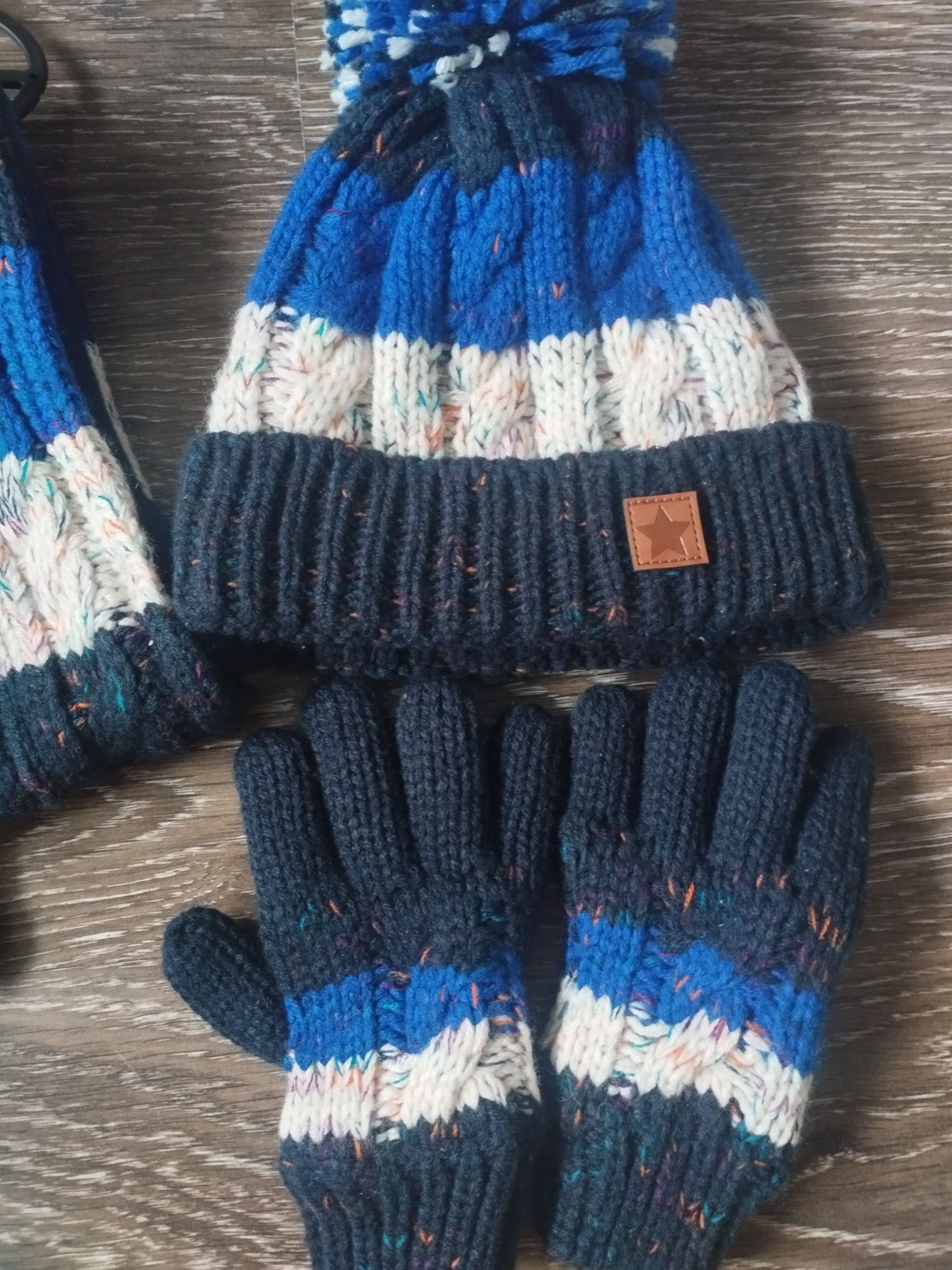 Комплект фірмовий Next шапка, рукавички і шарф