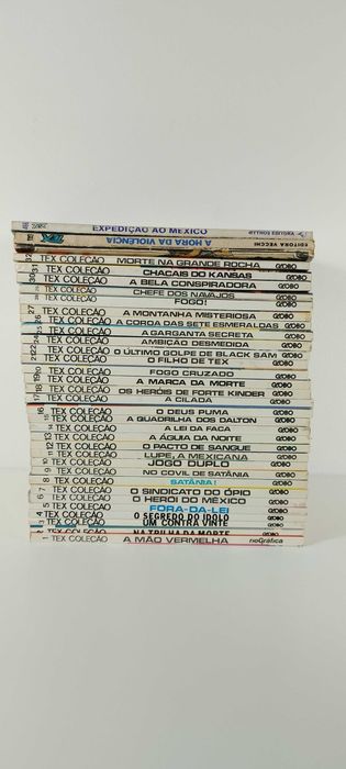 Lote Banda Desenhada Tex Coleção - 33 Livros