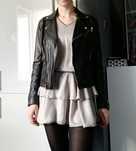 Sukienka mini z falbanami, butik Lorenzo, r. M / uniwersalny
