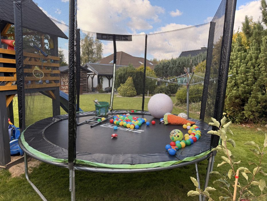 Trampolina Zipro 312cm siatka zew