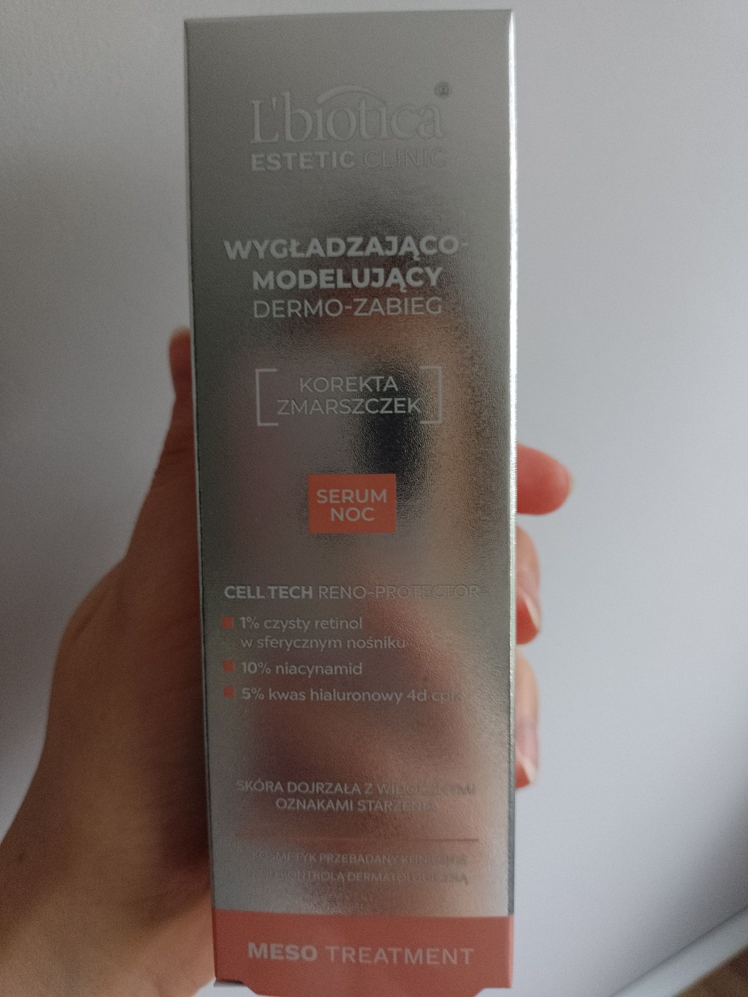 L'biotica wygładzająco modelujący dermo-zabieg serum na noc 30 ml