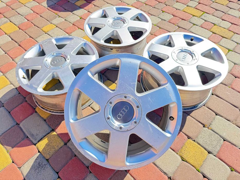 Тітанові діски Ronal 5*100 R17 VW Golf 4-Skoda rapid-faBia-Audi 3