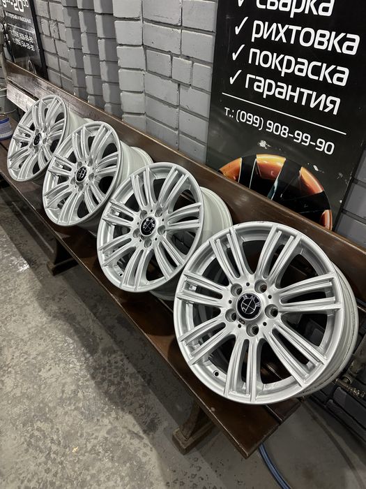 99 Оригинальные разноширокие литые диски BMW 1 2 5/120 R17 style 383