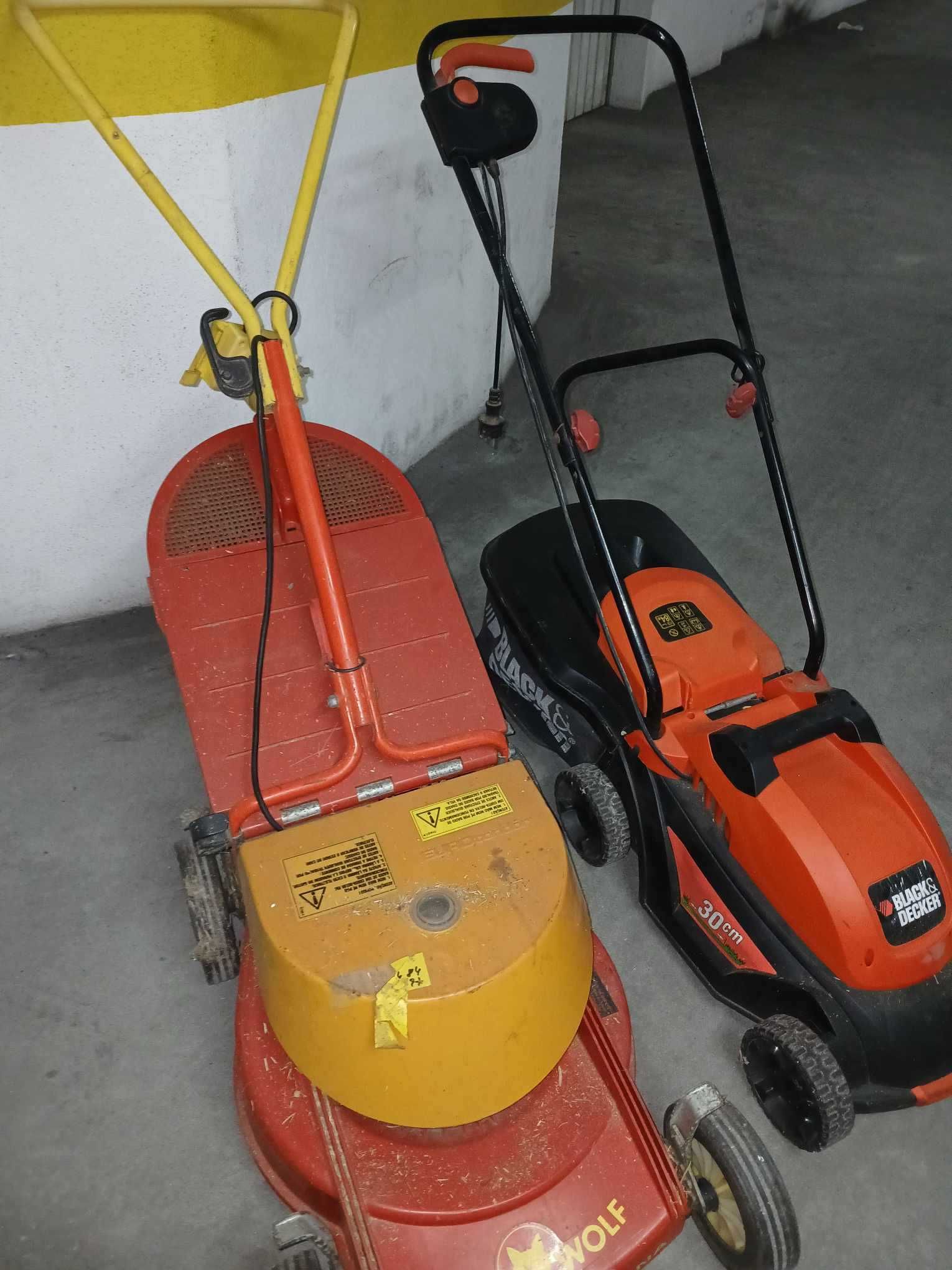 Corta Relva da marca Outils Wolf  e Corta relva Black&Decker