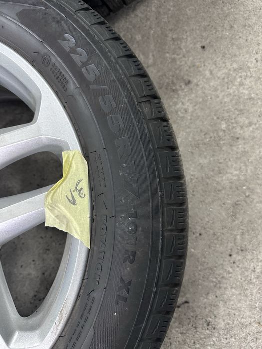 Коплект дисков 5/108/17 с зимней резиной 225/55/17и датчиками