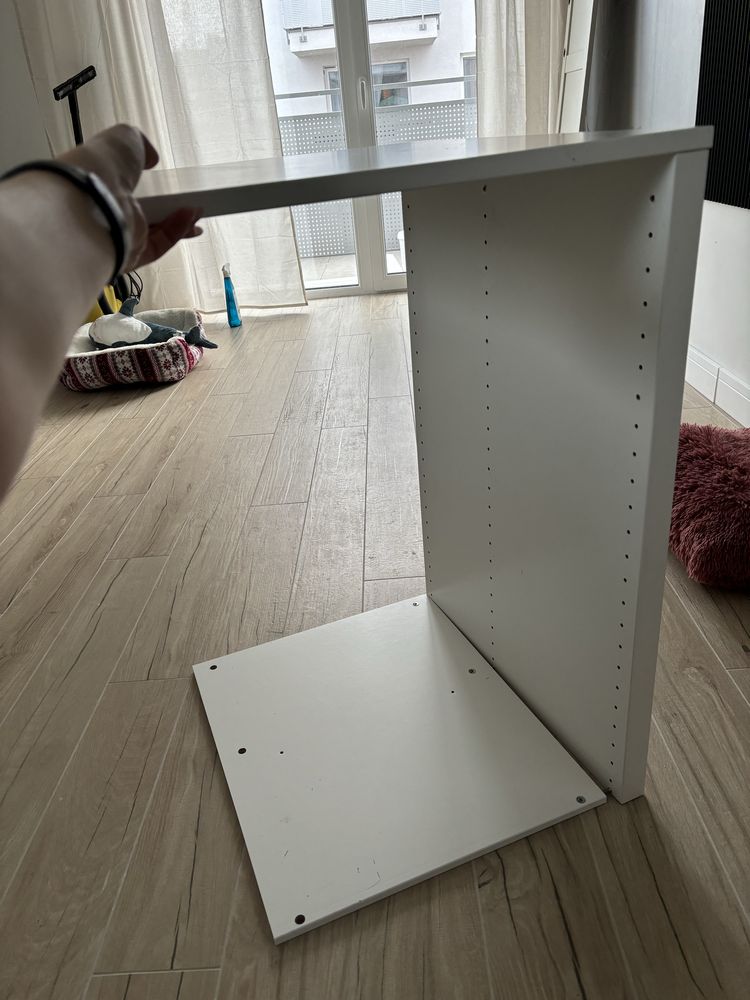 Ikea Komplement przegroda do ram biała 75-100x58 szafa pax