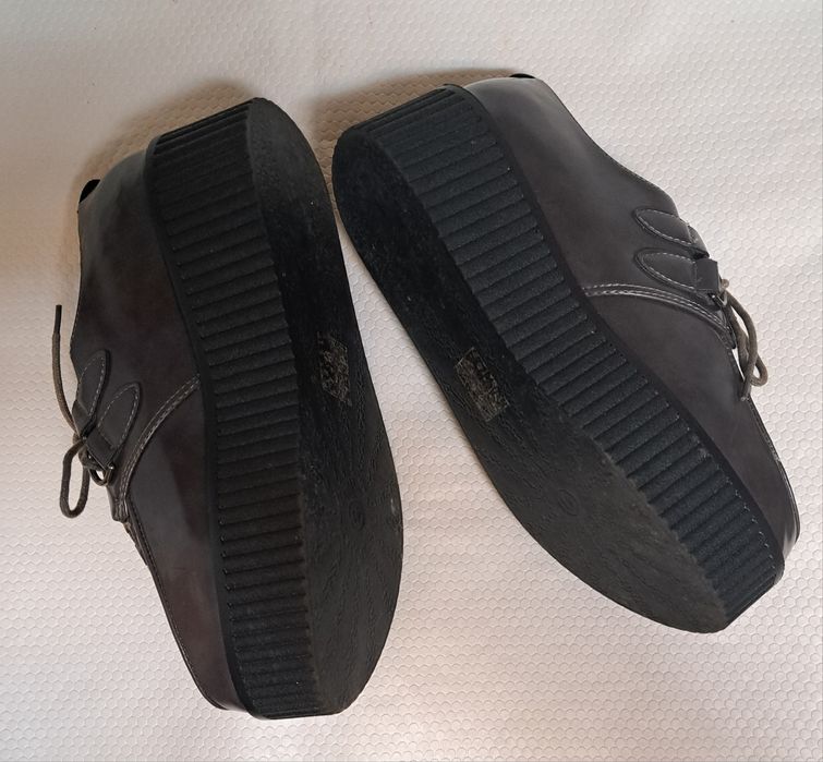 Sapatos Senhora T.41-Marca Wellspring castanhos com sola compensada