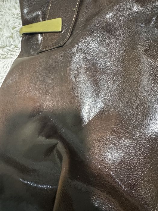 Brązowa torebka Reta skórzana vintage damska do ręki